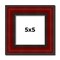 5x5 Weathered Picture Frame with UV-Resistant Acrylic & Acid Free Backing, Available in 5 Finishes - Black, Gold, Red, White, Natural